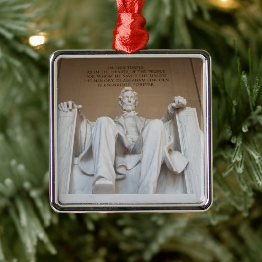 Monumenten | The Lincoln Memorial Metalen Ornament (Boom)