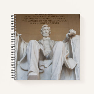 Monumenten   The Lincoln Memorial Notitieboek