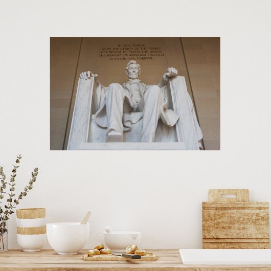 Monumenten | The Lincoln Memorial Poster (Keuken)