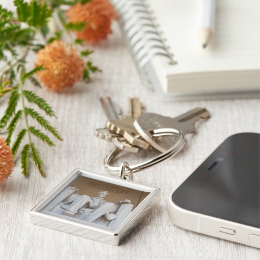 Monumenten | The Lincoln Memorial Sleutelhanger (Zijkant)