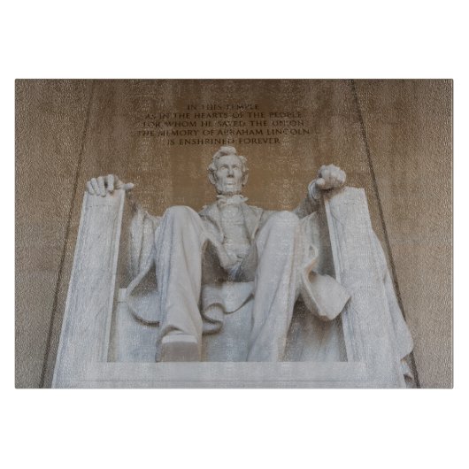 Monumenten | The Lincoln Memorial Snijplank (Voorkant)