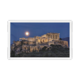 Monumenten The Parthenon Athens, Greece Acryl Dienblad
