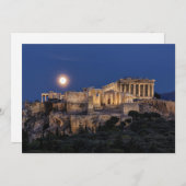 Monumenten The Parthenon Athens, Greece Bedankkaart (Voorkant / Achterkant)