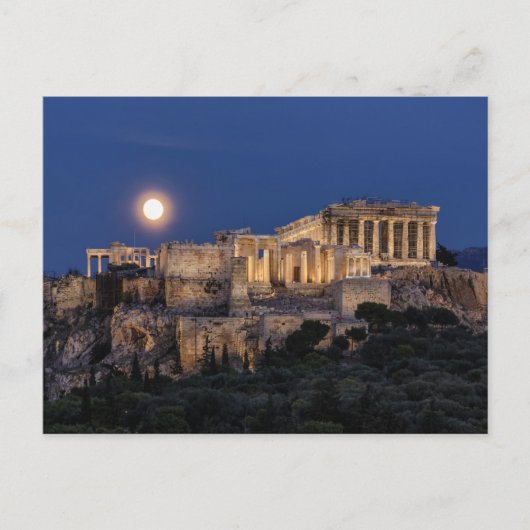 Monumenten The Parthenon Athens, Greece Briefkaart (Voorkant)