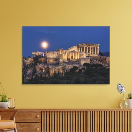 Monumenten The Parthenon Athens, Greece Canvas Afdruk (Insitu (Woonkamer))