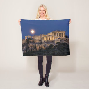 Monumenten The Parthenon Athens, Greece Fleece Deken