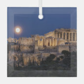 Monumenten The Parthenon Athens, Greece Glas Ornament (Voorkant)