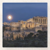 Monumenten The Parthenon Athens, Greece Glazen Onderzetter (Voorkant)