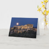 Monumenten The Parthenon Athens, Greece Kaart (Gele Bloem)