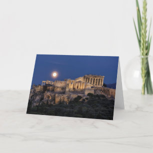 Monumenten The Parthenon Athens, Greece Kaart