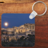 Monumenten The Parthenon Athens, Greece Sleutelhanger (Achterkant)