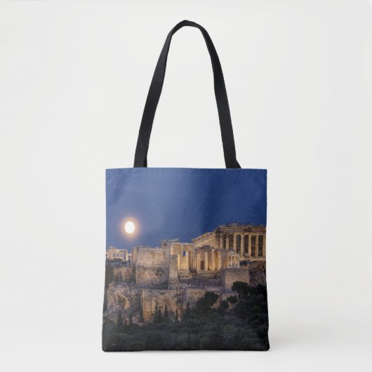 Monumenten The Parthenon Athens, Greece Tote Bag (Voorkant)