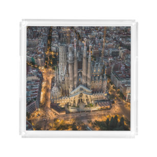 Monumenten   The Sagrada Familia Acryl Dienblad