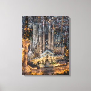 Monumenten   The Sagrada Familia Canvas Afdruk
