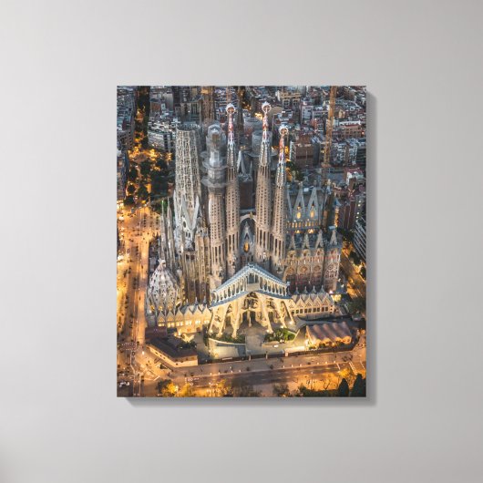 Monumenten | The Sagrada Familia Canvas Afdruk (Voorkant)