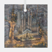 Monumenten | The Sagrada Familia Glas Ornament (Voorkant)