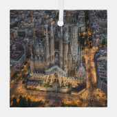 Monumenten | The Sagrada Familia Glas Ornament (Achterkant)