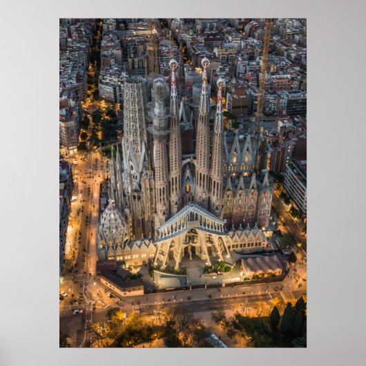 Monumenten | The Sagrada Familia Poster (Voorkant)