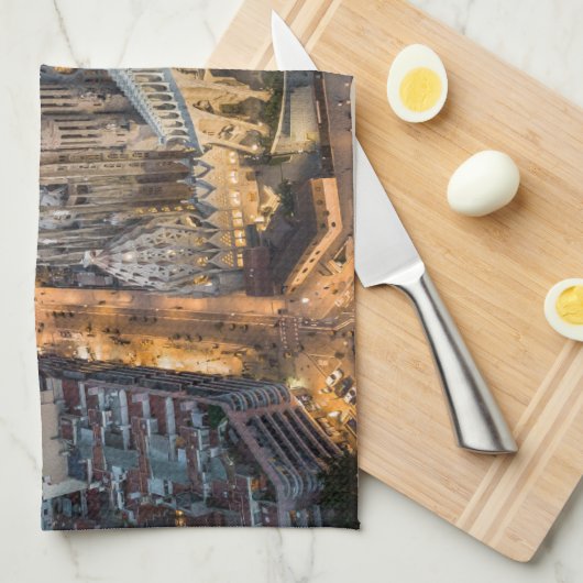 Monumenten | The Sagrada Familia Theedoek (Quarter Fold)