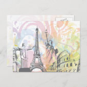 Monumenten van de wereld briefkaart (Voorkant / Achterkant)