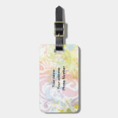 Monumenten van de wereld custom bagagelabel (Voorkant verticaal)