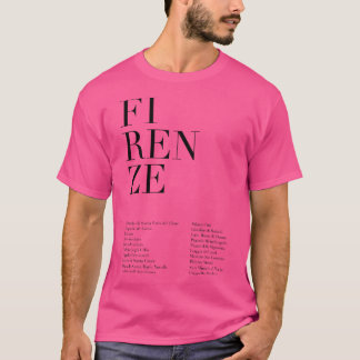 Monumenten van Firenze T-shirt