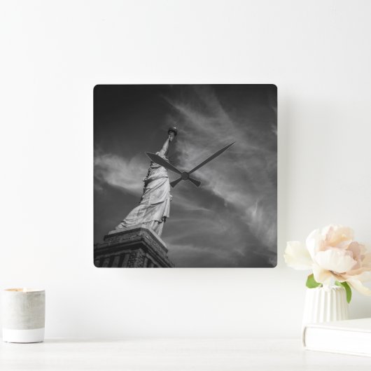Monumenten | Vrijheidsbeeld Manhattan NYC Vierkante Klok (Huis)