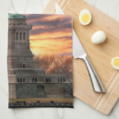 Monumenten | Vrijheidsbeeld Theedoek (Quarter Fold)