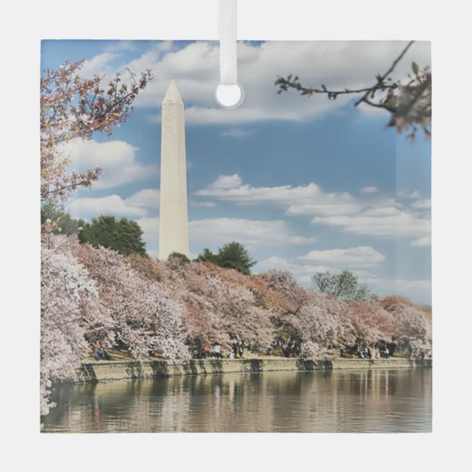 Monumenten | Washington Memorial Glas Ornament (Voorkant)