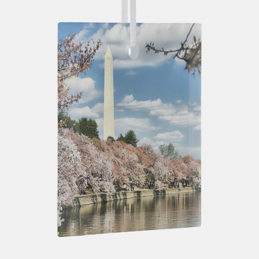 Monumenten | Washington Memorial Glas Ornament (Voorkant Rechts)