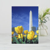 Monumenten | Washington Monument in Spring Bedankkaart (Staand voorkant)