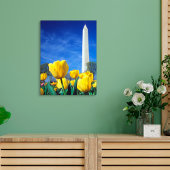 Monumenten | Washington Monument in Spring Canvas Afdruk