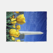 Monumenten | Washington Monument in Spring Fleece Deken (Voorkant (Horizontaal))