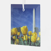 Monumenten | Washington Monument in Spring Glas Ornament (Voorkant links)