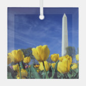 Monumenten | Washington Monument in Spring Glas Ornament (Voorkant)