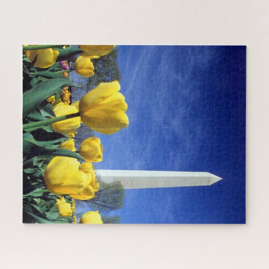Monumenten | Washington Monument in Spring Legpuzzel (Horizontaal)