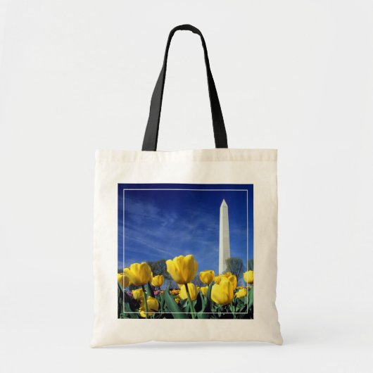 Monumenten | Washington Monument in Spring Tote Bag (Voorkant)