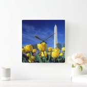 Monumenten | Washington Monument in Spring Vierkante Klok (Huis)