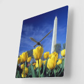 Monumenten | Washington Monument in Spring Vierkante Klok (Hoek)