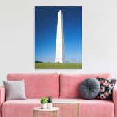Monumenten Washington Monument with Flags Canvas Afdruk (Insitu (Woonkamer))