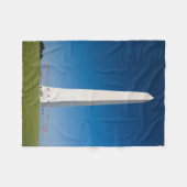 Monumenten Washington Monument with Flags Fleece Deken (Voorkant (Horizontaal))