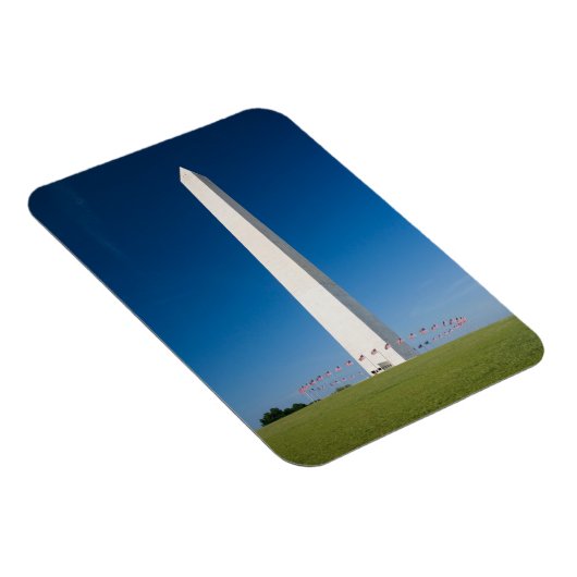 Monumenten Washington Monument with Flags Magneet (Rechterzijde)