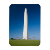 Monumenten Washington Monument with Flags Magneet (Verticaal)