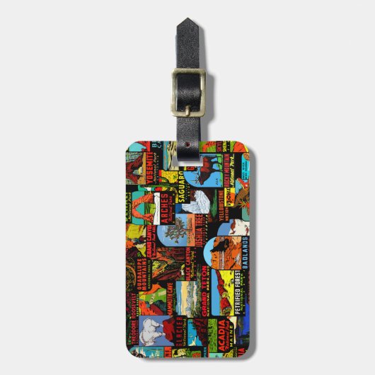  monumentenbommen bagagelabel (Voorkant verticaal)