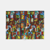 monumentenbommen fleece deken (Voorkant (Horizontaal))