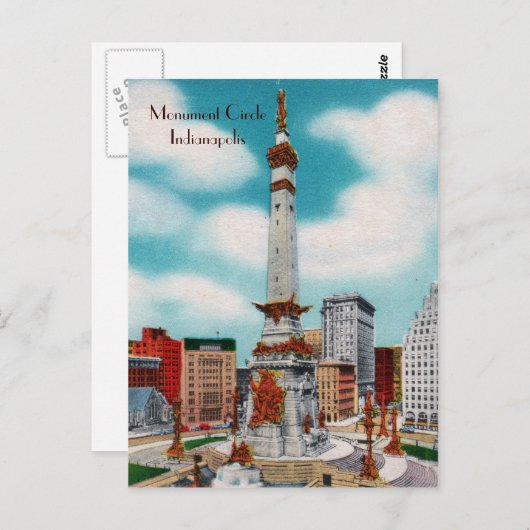 monumentencirkel briefkaart (Voorkant / Achterkant)