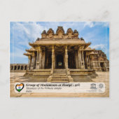 Monumentengroep in Hampi - Vitthala Temple Briefkaart (Voorkant)