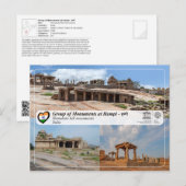 Monumentengroep van Hampi - Hemakuta Hill Temple Briefkaart (Voorkant / Achterkant)
