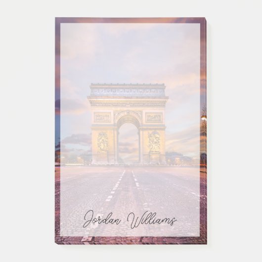 Monuments | Arc de Triomphe, Paris France Post-it® Notes (Voorkant)
