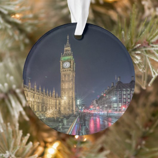 Monuments | Big Ben at Night Ornament (Boom)